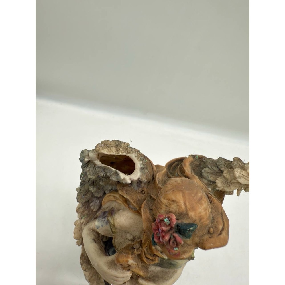 Angel statuette with a musical instrument in his hands - Picture 6 of 6